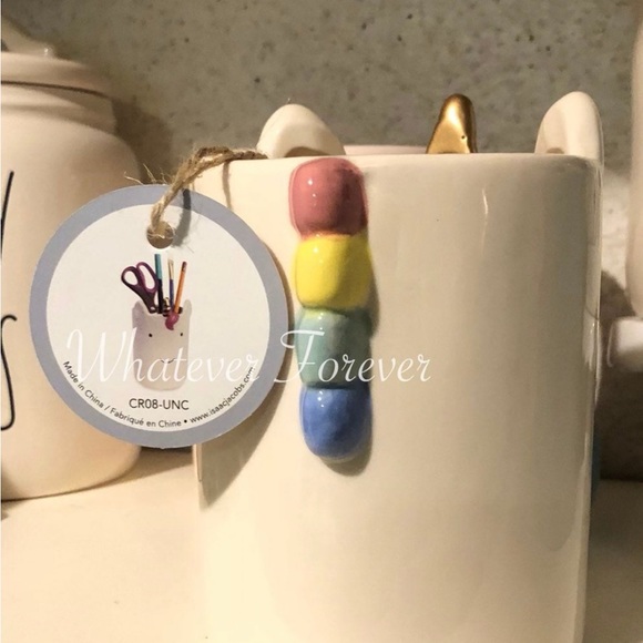 Cute unicorn with gold horn and colorful back by Isaac Jacobs - Picture 2 of 2